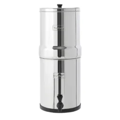 Purificateur d'eau Travel Berkey en acier inoxydable, compact et portable, idéal pour les voyages et le camping